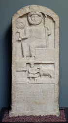 Stele, Saturn gewidmet, aus El-Ayaida, 323 n. Chr.